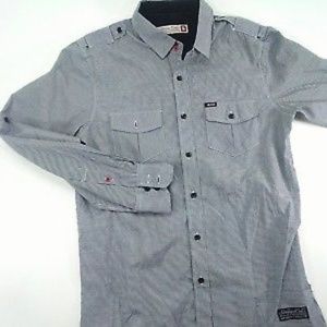 Sovereign Code Black & White Checkered Button Down